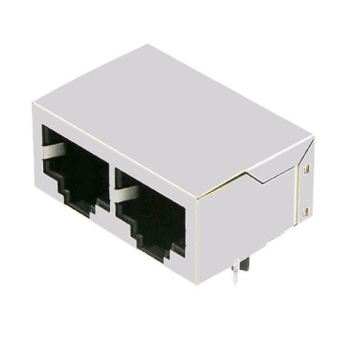 TWEF213DNL, 1x2 Port RJ45 Tab Down without Transformer without Led - TeleWire Technology