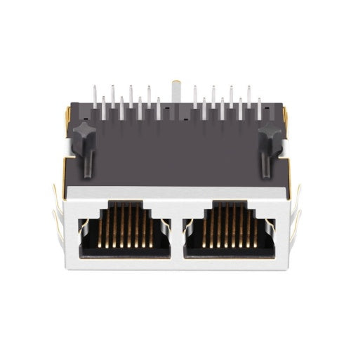 TWE213CNL, 1x2 Port RJ45 Tab Down without Transformer without Led - TeleWire Technology