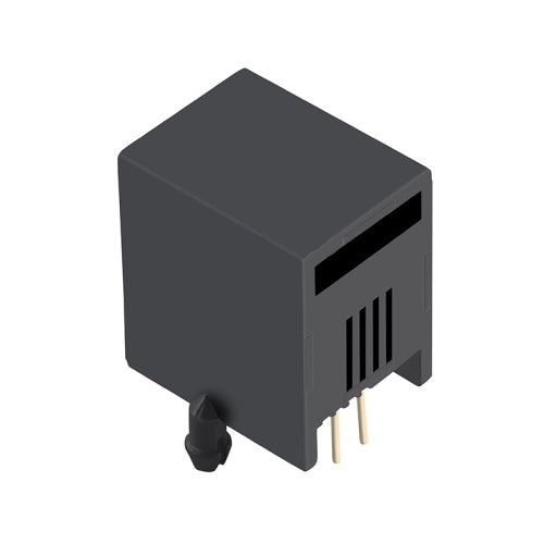 TWE9124NNL, RJ11 Connector without Transformer Tab Up without Led - TeleWire Technology