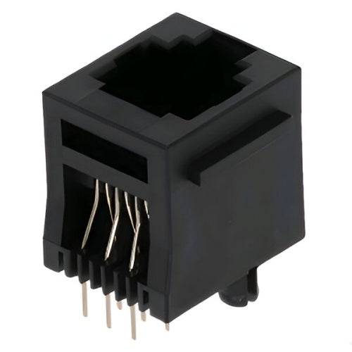 TWE727NNL, RJ11 Connector without Transformer Tab Up without Led - TeleWire Technology