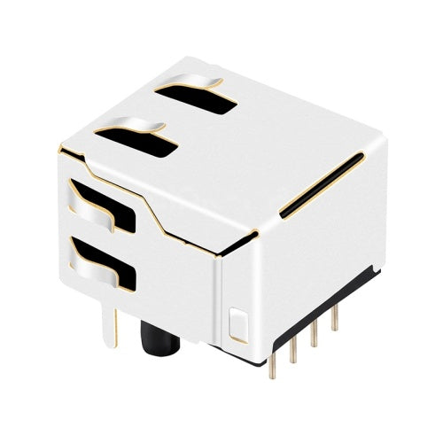 TWE2916CNL, Ethernet RJ45 without Transformer Tab Down without Led - TeleWire Technology