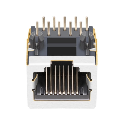 TWEF021DNL, Ethernet RJ45 without Transformer Tab Down without Led - TeleWire Technology