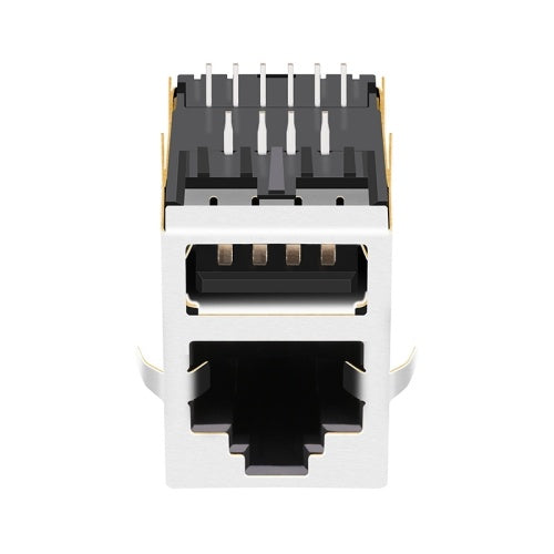 TWE4171CNL, RJ45 with Single USB without Transformer Tab Up without Led - TeleWire Technology