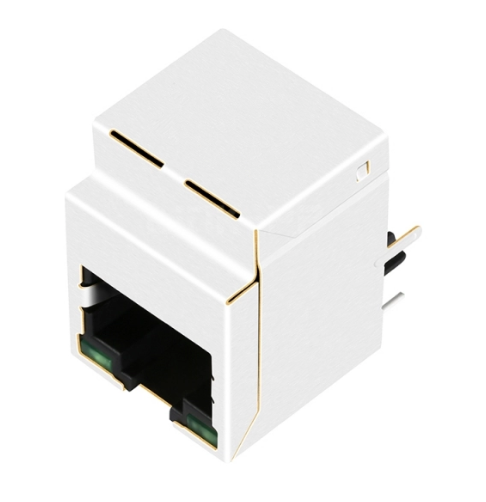 TWDK5824BFNL, 1000 Base Gigabit Vertical RJ45 with Transformer Tab Up with Green/ Green Led - TeleWire Technology