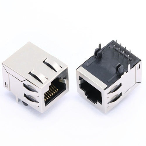 TW27375CNL, 10/100 Base RJ45 MagJack Tab Up without Led - TeleWire Technology