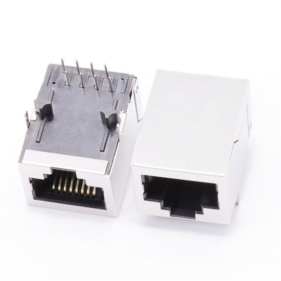 TWE271XDNL, RJ45 Connector without Transformer Tab Down without Led - TeleWire Technology