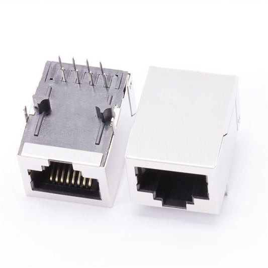 TW15236DNL, 2.5G Base RJ45 MagJack with PoE+ Tab Up without Led - TeleWire Technology