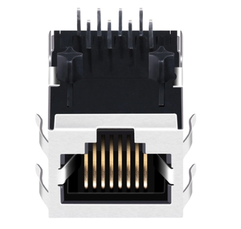 TWE222XCNL, RJ45 Connector without Transformer Tab Down without Led - TeleWire Technology