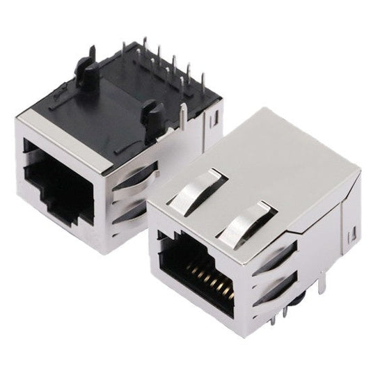 TW27425CNL, 1000 Base Gigabit RJ45 MagJack Tab Up without Led - TeleWire Technology