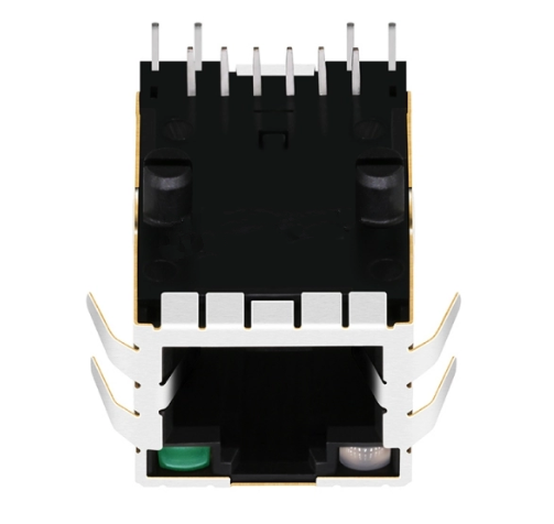 TW0122KINL, 100 Base Cat5e RJ45 with Transformer Tab Up with Yellow&Green/ Green Led - TeleWire Technology