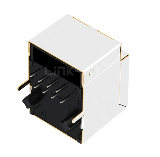 TWD2122DNL, 10/100 Base Vertical RJ45 with Transformer Tab Up without Led - TeleWire Technology