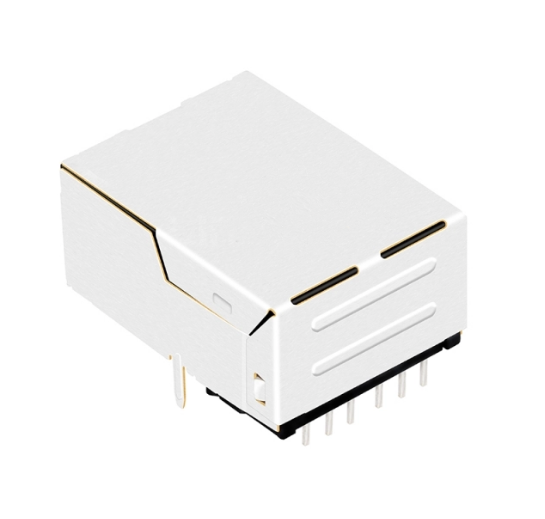 TWL8140DNL, 1000 Base Gigabit Low-Profile RJ45 with Transformer Tab Up without Led - TeleWire Technology