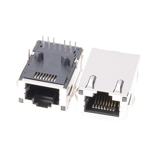 TWL81510CNLV, 100 Base Low-Profile RJ45 with Transformer Tab Up without Led - TeleWire Technology