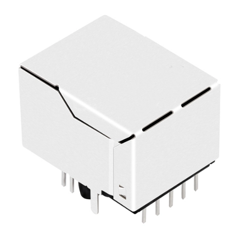 TW1954HENL, 1000 Base Ethernet RJ45 with Transformer Tab Down with Green/Yellow Led - TeleWire Technology