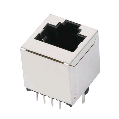 TWE791DNL, Vertical RJ45 without Transformer Tab Up without Led - TeleWire Technology